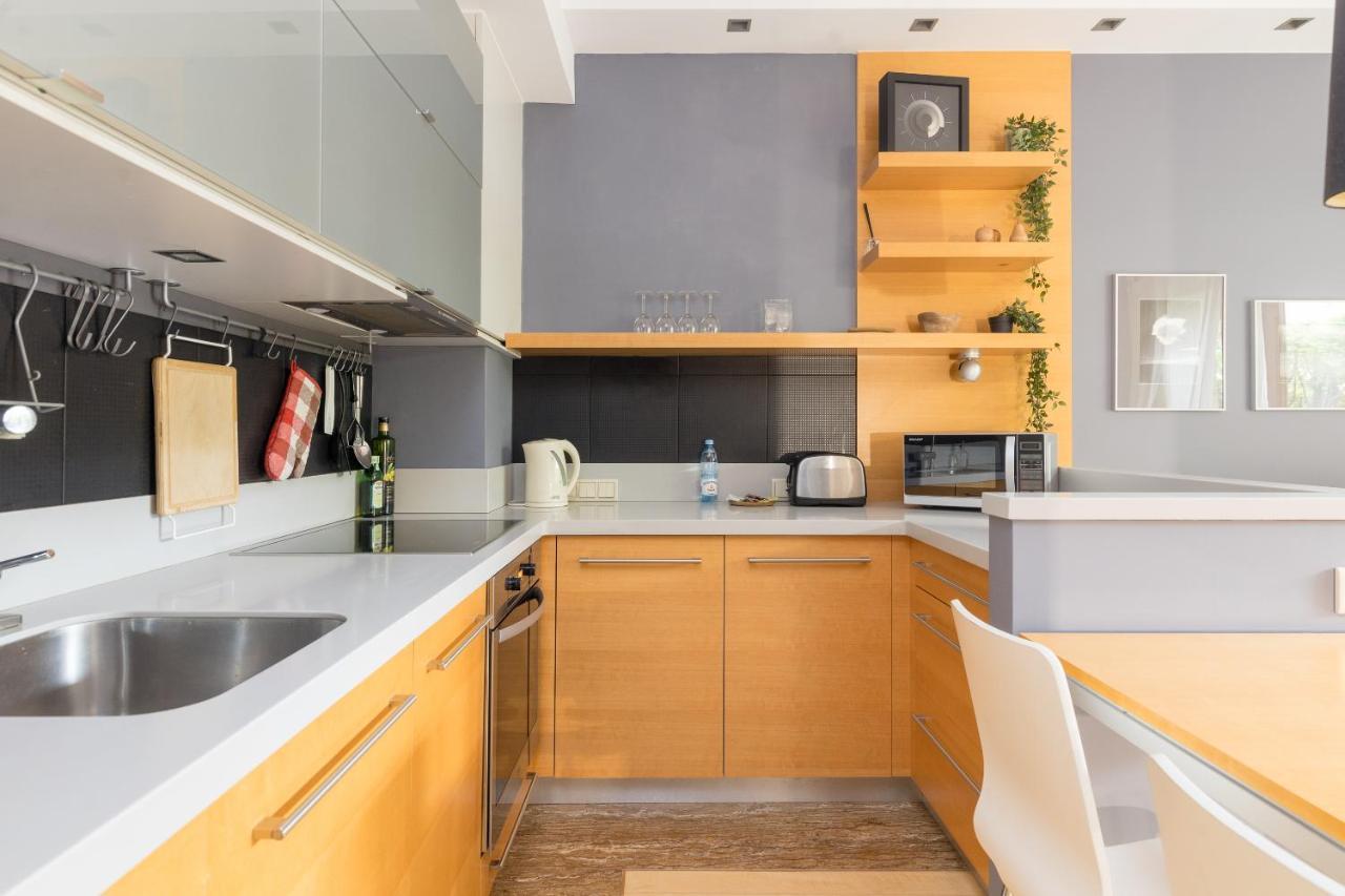 Metro Pole Mokotowskie Cosy Apartment วอร์ซอ ภายนอก รูปภาพ