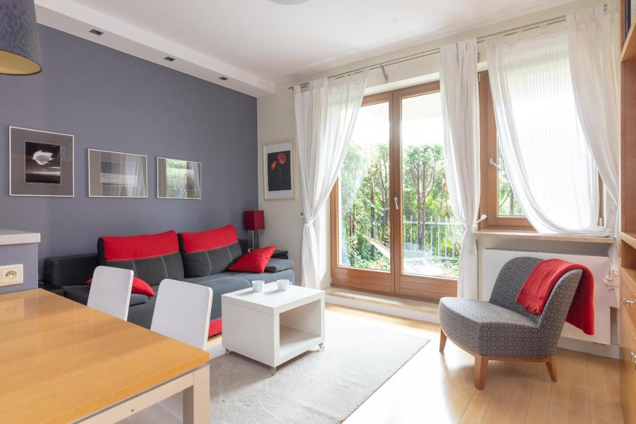Metro Pole Mokotowskie Cosy Apartment วอร์ซอ ภายนอก รูปภาพ